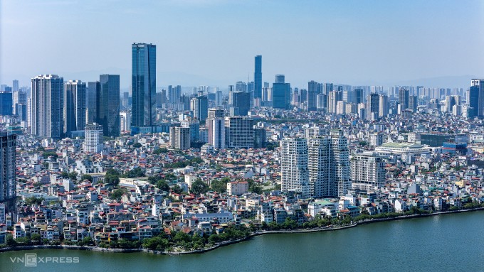 Một góc thành phố Hà Nội.