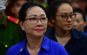 Bà Trương Mỹ Lan tại phiên xử phúc thẩm.