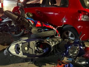 Vụ "xe điên" tông hàng loạt xe máy: Người điều khiển ô tô là Trưởng Công an xã