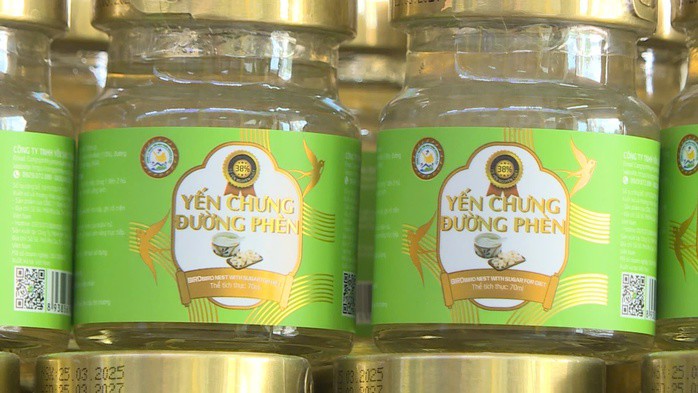 Sản phẩm yến chưng của Công ty TNHH Yến sào Tuấn Dương &TKT