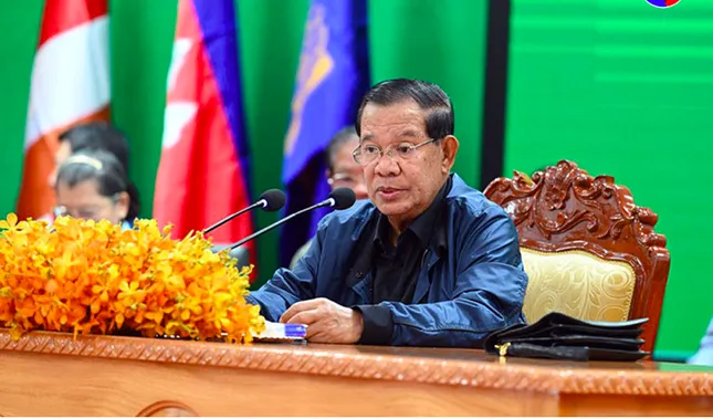 Chủ tịch Thượng viện Campuchia Hun Sen.