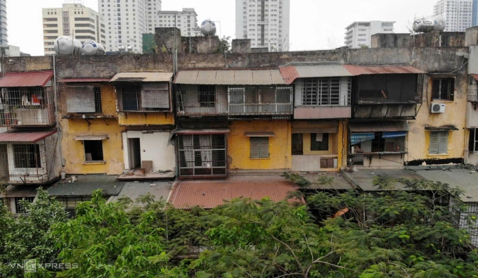 Một góc chung cư G6A Thành Công.