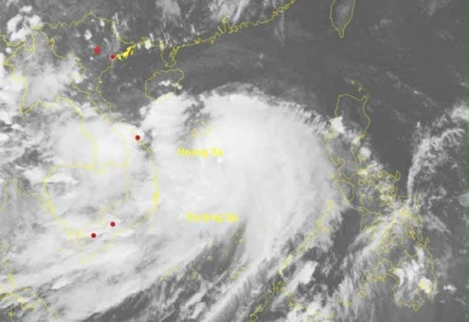 Bão Bualoi di chuyển theo hướng tây với tốc độ 30-35 km/h. 